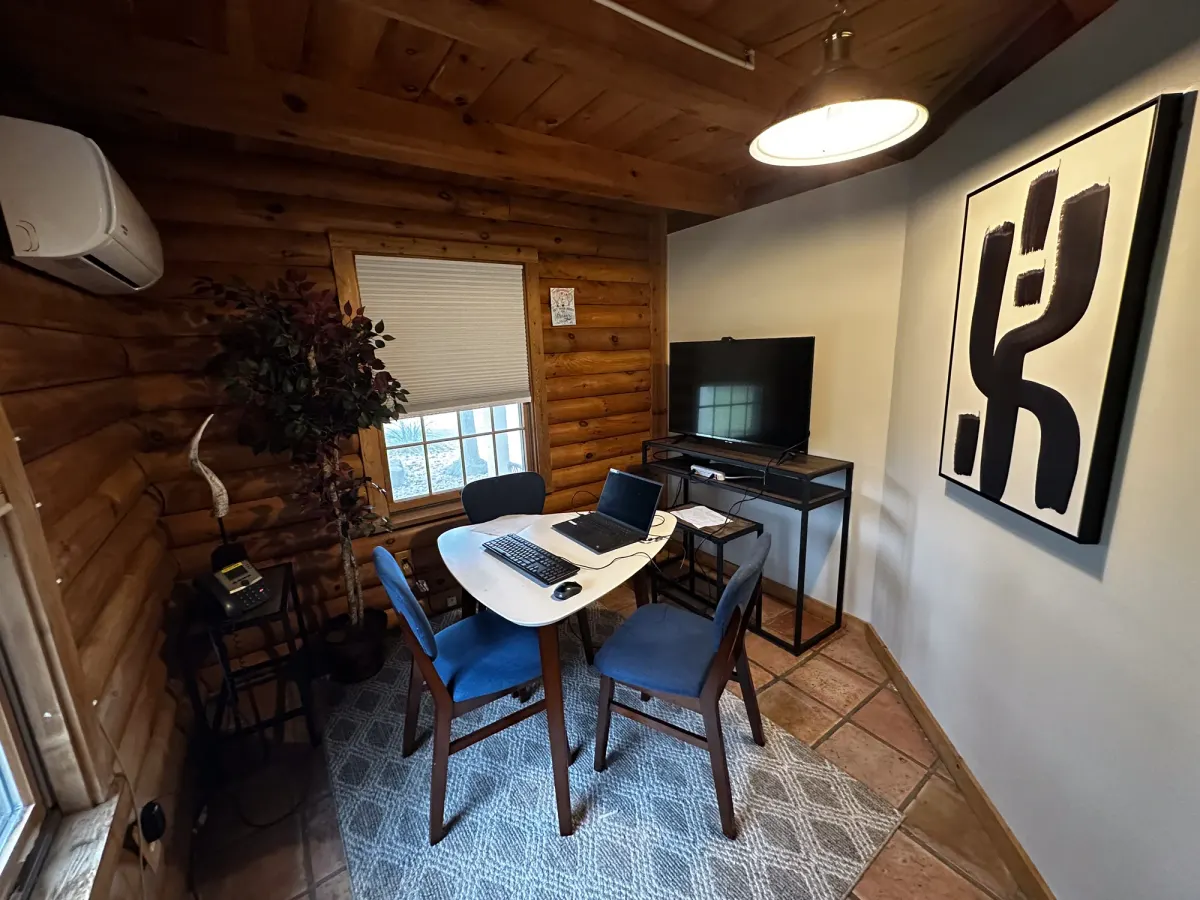 A shared living space at the Briarwood detox center in Austin