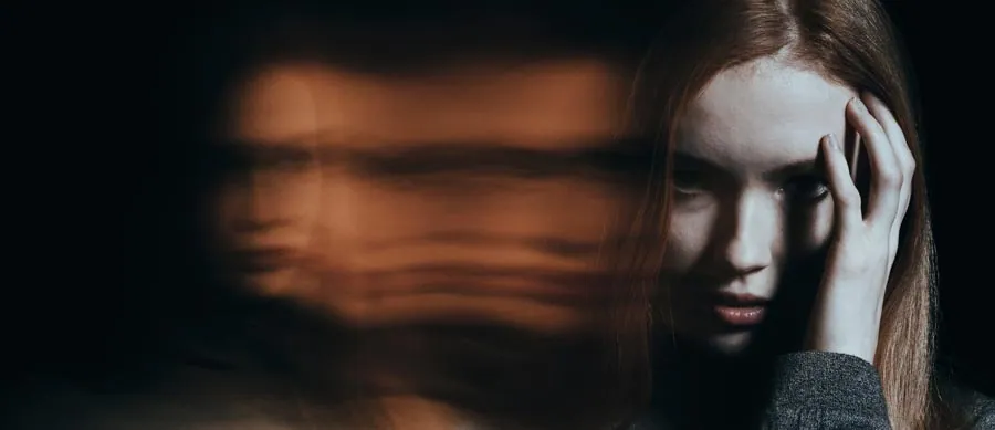 woman suffering from addiction