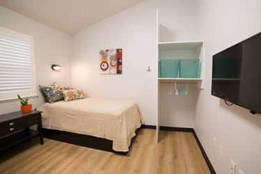 bedroom at Houston detox
