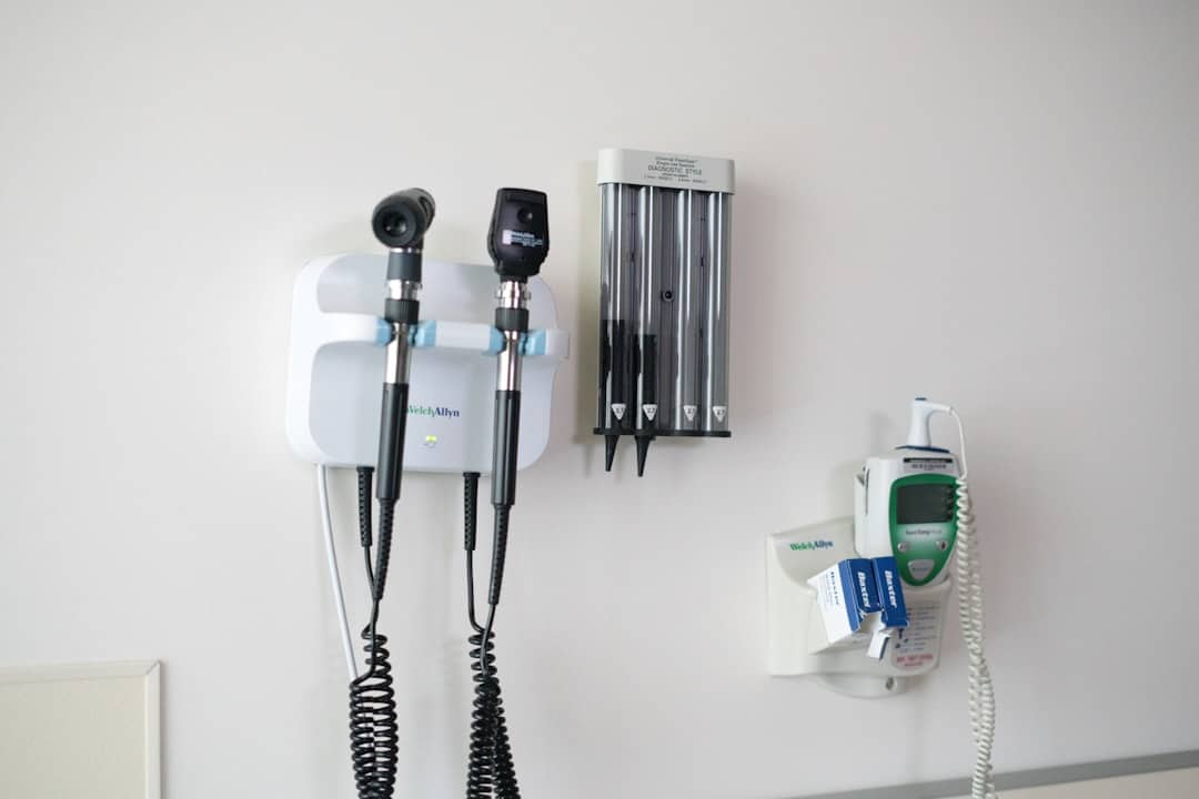 Medical diagnostic tools mounted on a wall. -- Photo by Brian Wangenheim on Unsplash